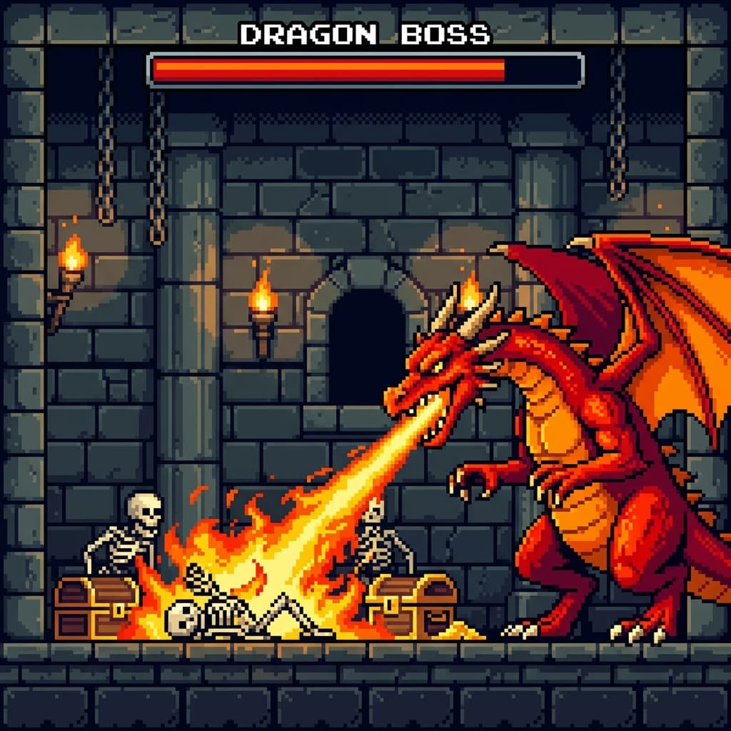 Game boss sprite