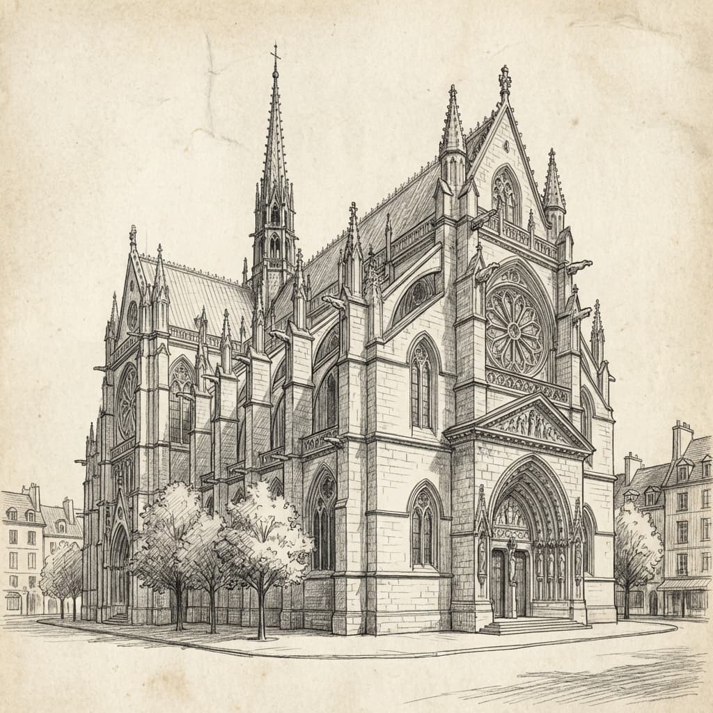 Sketch AI art example