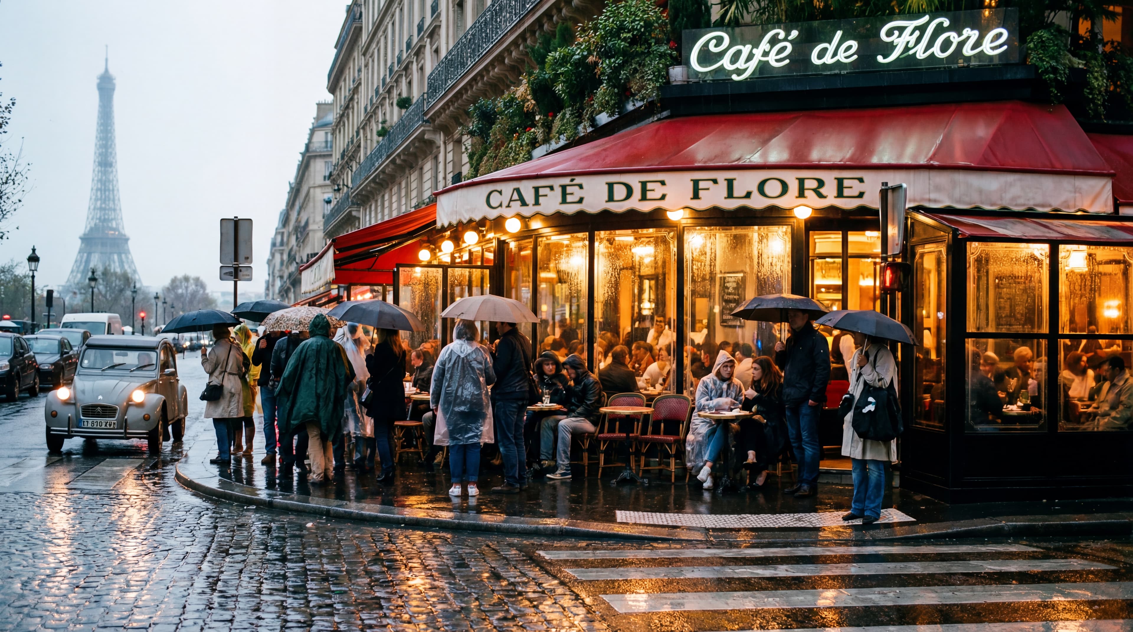 Atmospheric street scene